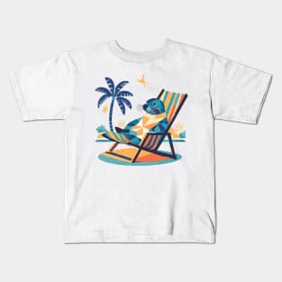 Seal on vacation Kids T-Shirt